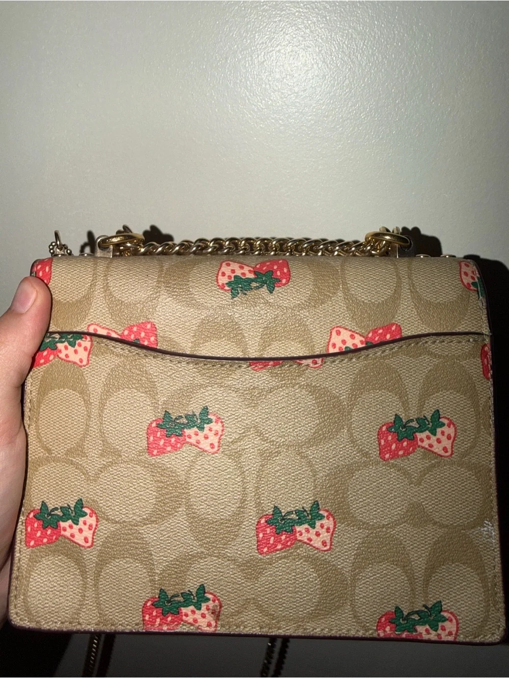 Coach strawberry print
